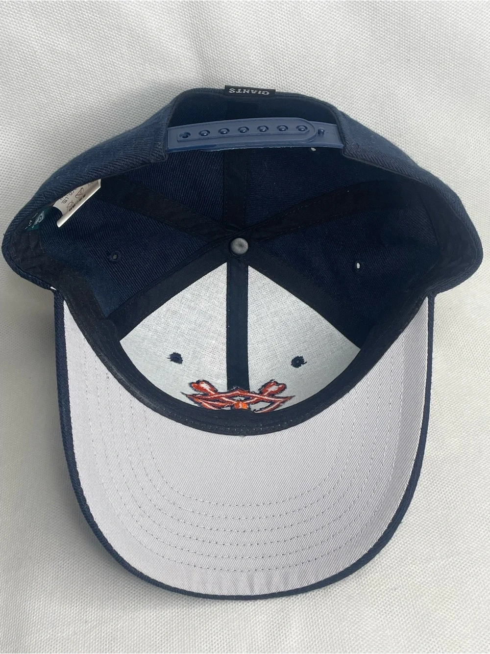 VTG Yomiuri Giants Japanese Baseball Hat Snapback 58 Navy Blue Green Field Co